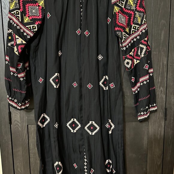 Henrietta Embroidered Peasant dress - Picture 2 of 7